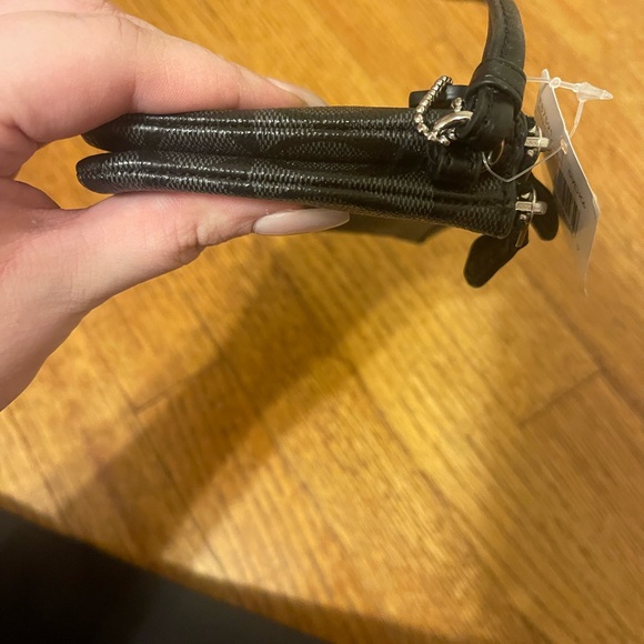 Coach Dark Gray Wristlet - Picture 5 of 7